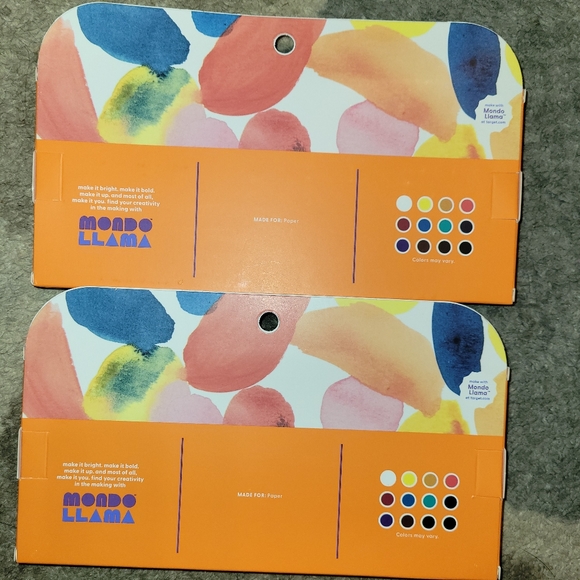 2 Boxes MONDO LLAMA Artist Watercolor Paints 12 Colors New - Picture 4 of 6